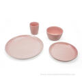 Embossed color glaze stoneware dinner set - multi